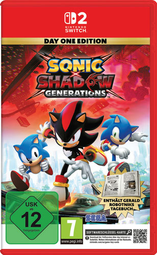 Sonic x Shadow Generations NSW2 D1 SSK Software-Schlüssel-Karte