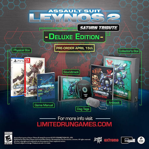 Assault Suit Leynos 2 Saturn Tribute Switch DLX