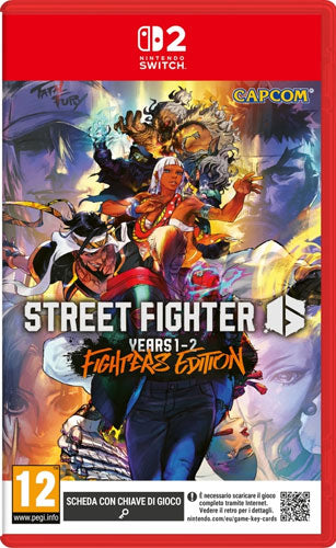 Street Fighter 6 NSW2 Fighters Edition IT SSK Software-Schlüssel-Karte