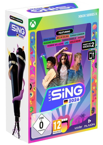 Lets Sing 2026 XBSX + 2 Mics