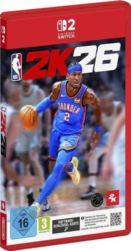NBA 2K26 NSW2 SSK Software-Schlüssel-Karte