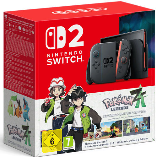 NSW2 Konsole Black Pokemon Legenden Z-A Bdl. Switch 2 + Download-Code AUSVERKAUFT !