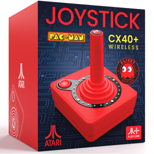 Atari CX40+ Pac-Man Joystick red