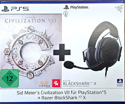 Civilization 7 PS-5 Headset Bundle inkl. Razer Blackshark X Headset