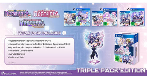 Hyperdimension Neptunia ReBirth 1-3 PS-4 Triple Pack