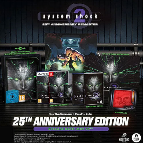 System Shock 2 Remastered PS-5 25th Anniv.