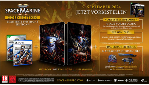 Warhammer 40.000: Space Marine 2 PS-5 GOLD GOLD EDITION