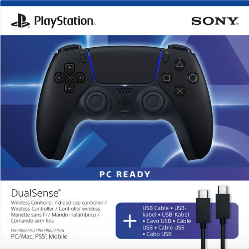 PS5 Controller DualSense V3 Midnight Black +USB Kabel für PC