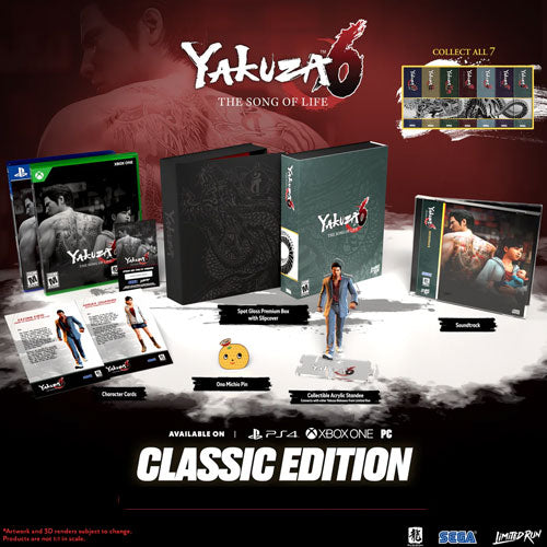 Yakuza 6 The Song of Life C.E. PS4 US Limited Run