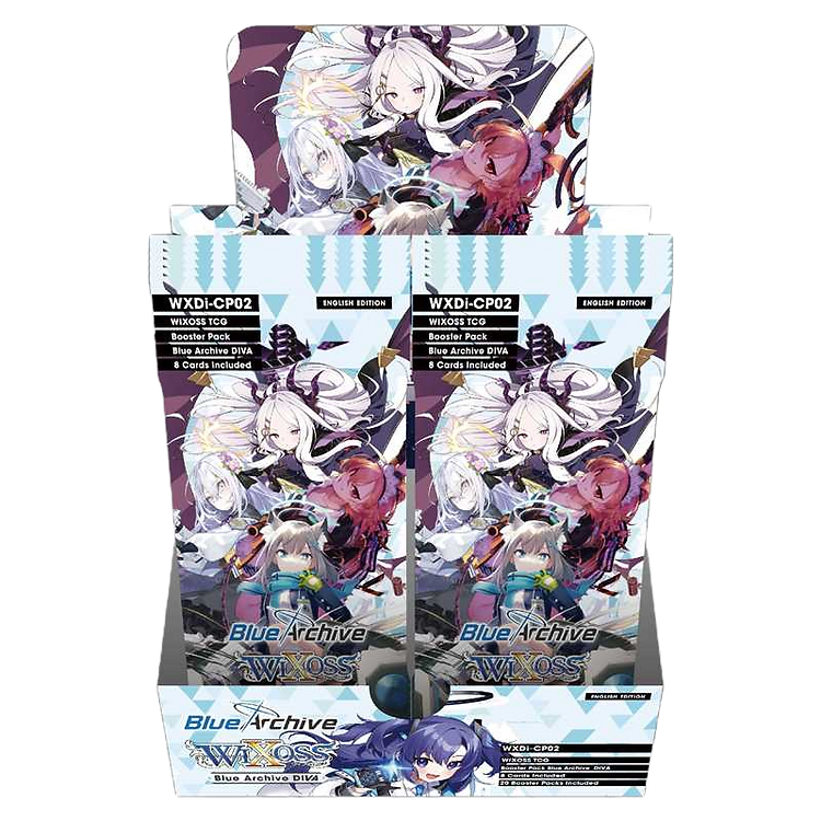 WiXoss (WXD) - Blue Archive [CP02] - Booster Display (20 Booster Packs) - EN