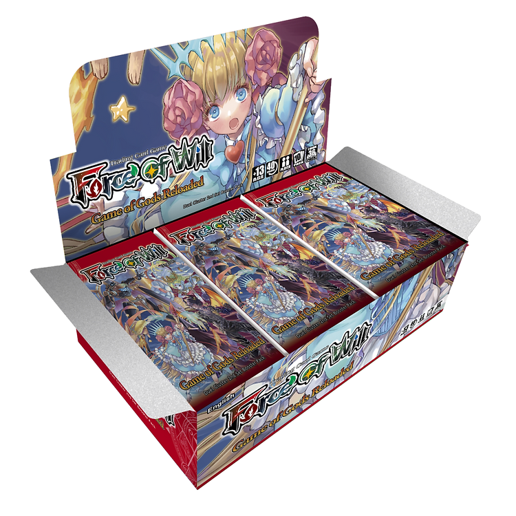 Force of Will (FOW) - Spiel der Götter: Reloaded - Duell-Zyklus: Set 2 [D2] - Booster Display (36 Booster Packs) - DE