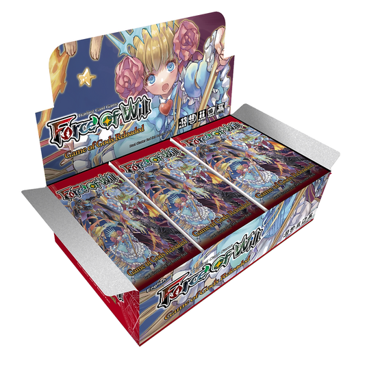Force of Will (FOW) - Spiel der Götter: Reloaded - Duell-Zyklus: Set 2 [D2] - Booster Display (36 Booster Packs) - DE