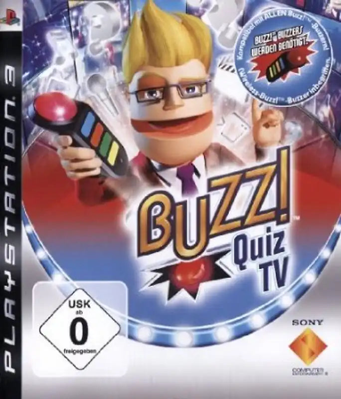 Buzz! - TV Quiz [Bundle Copy, Buzzer erforderlich] - PS3 - gebraucht