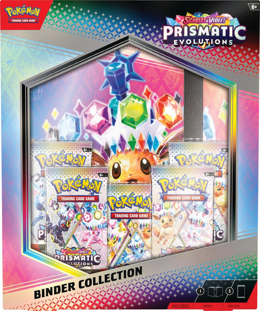 Pokémon (PKM) - Karmesin und Purpur 8.5 - Prismatische Entwicklungen / Prismatic Evolutions - Ordner / Binder Kollektion - DE