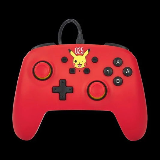 POWERA - Nintendo Switch - Wired Controller - Pikachu lachend - NSGP0200-01 - Mehrfarbig