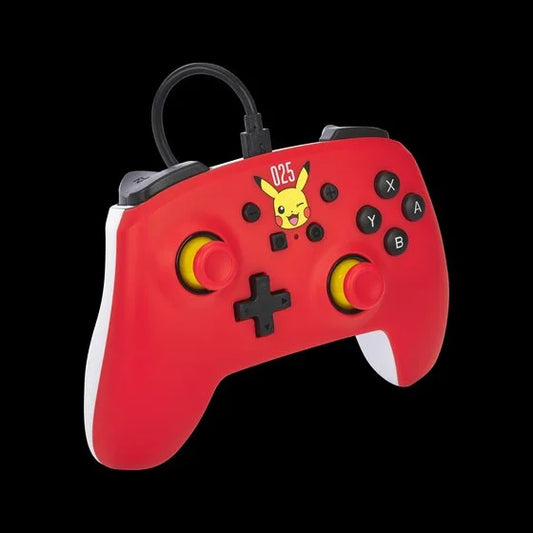 POWERA - Nintendo Switch - Wired Controller - Pikachu lachend - NSGP0200-01 - Mehrfarbig