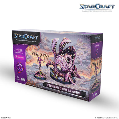 Archon Studio - Starcraft TMG: Zerg Hero Expansion Set: Kerrigan & Omega Worm