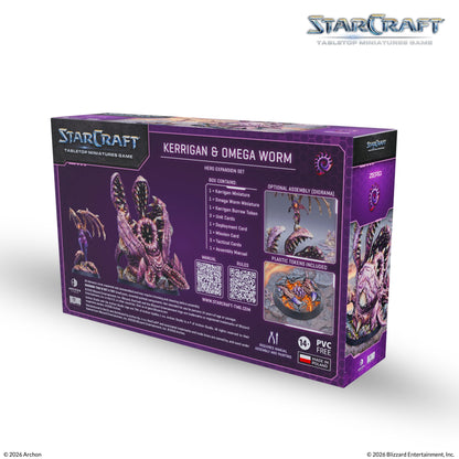 Archon Studio - Starcraft TMG: Zerg Hero Expansion Set: Kerrigan & Omega Worm