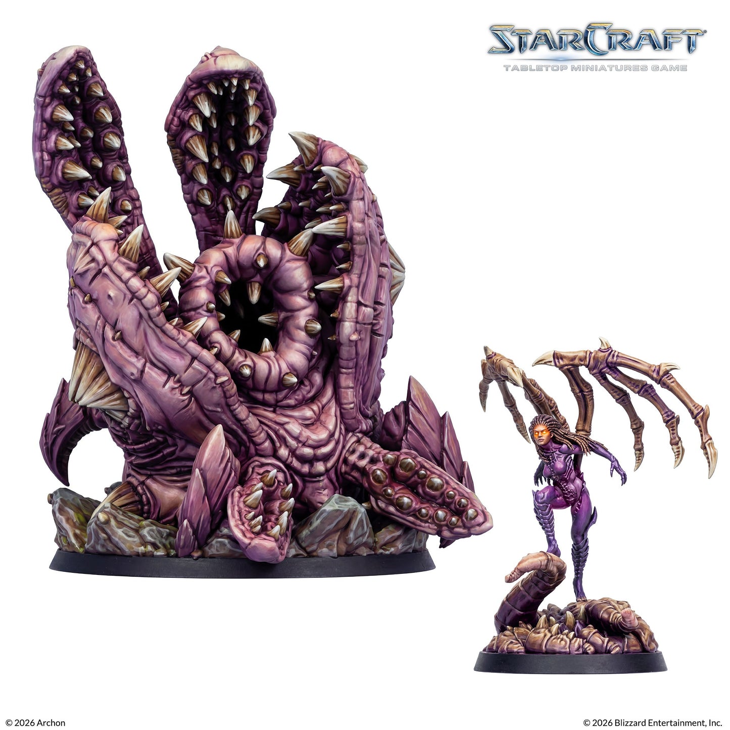 Archon Studio - Starcraft TMG: Zerg Hero Expansion Set: Kerrigan & Omega Worm