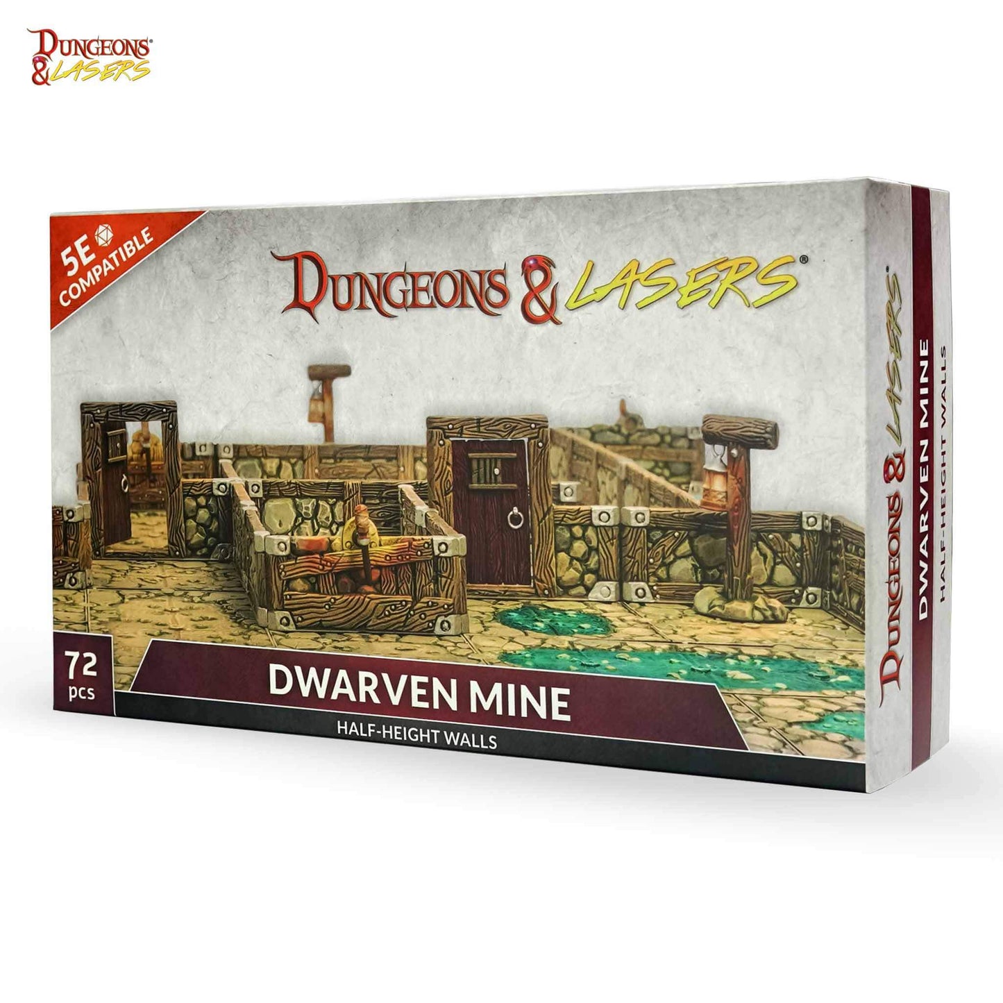 Dungeons & Lasers - Half-Height Walls: Dwarven Mine
