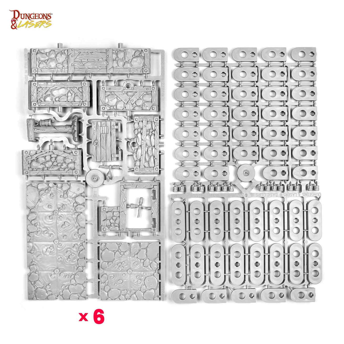 Dungeons & Lasers - Half-Height Walls: Dwarven Mine
