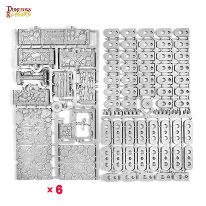 Dungeons & Lasers - Half-Height Walls: Dwarven Mine