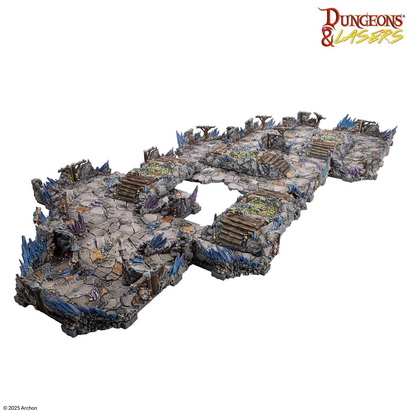Dungeons & Lasers - Pre-Painted Terrain: Deep Mines