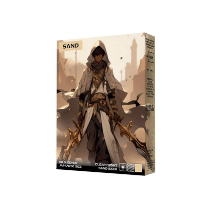 Baba Sleeves - Matte Beige / Sand Hüllen Japan Size (60 Sleeves)