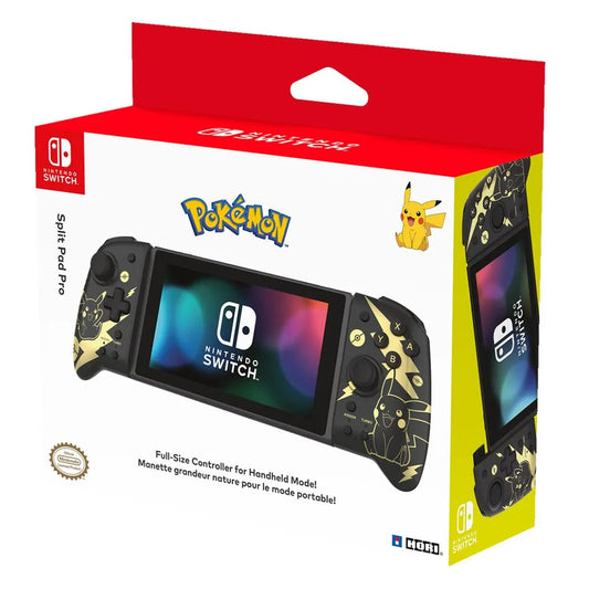 HORI - Nintendo Switch - Split Pad Pro / Controller - Pokémon: Pikachu - Schwarz & Gold