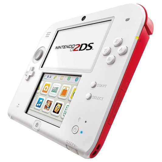 Nintendo 2DS Konsole rot/weiß – gebraucht