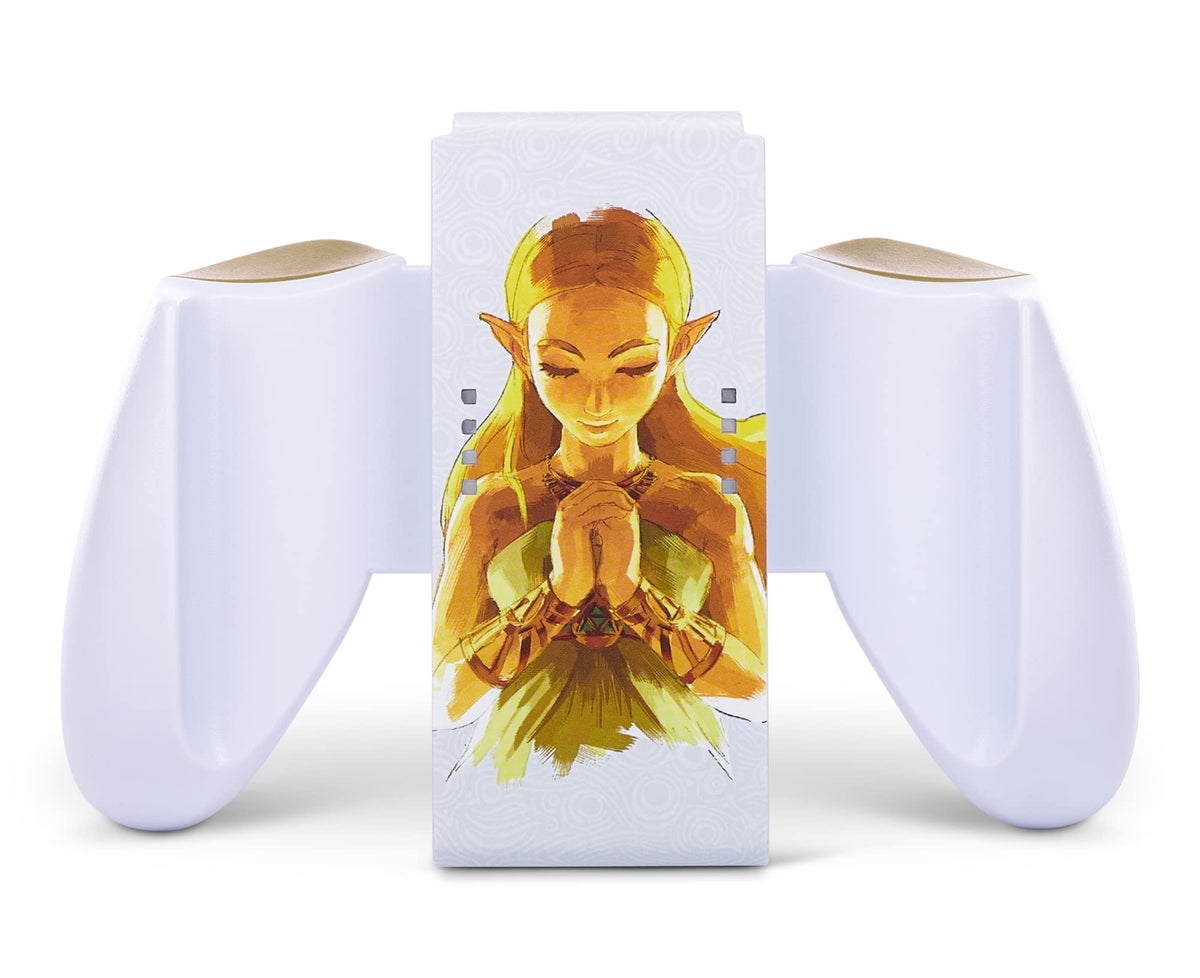 The Legend of Zelda PowerA Comfort Grip Kompatibel mit Switch/Switch OLED Modell Joy-Con, Weiß - Nintendo Switch - Gebraucht