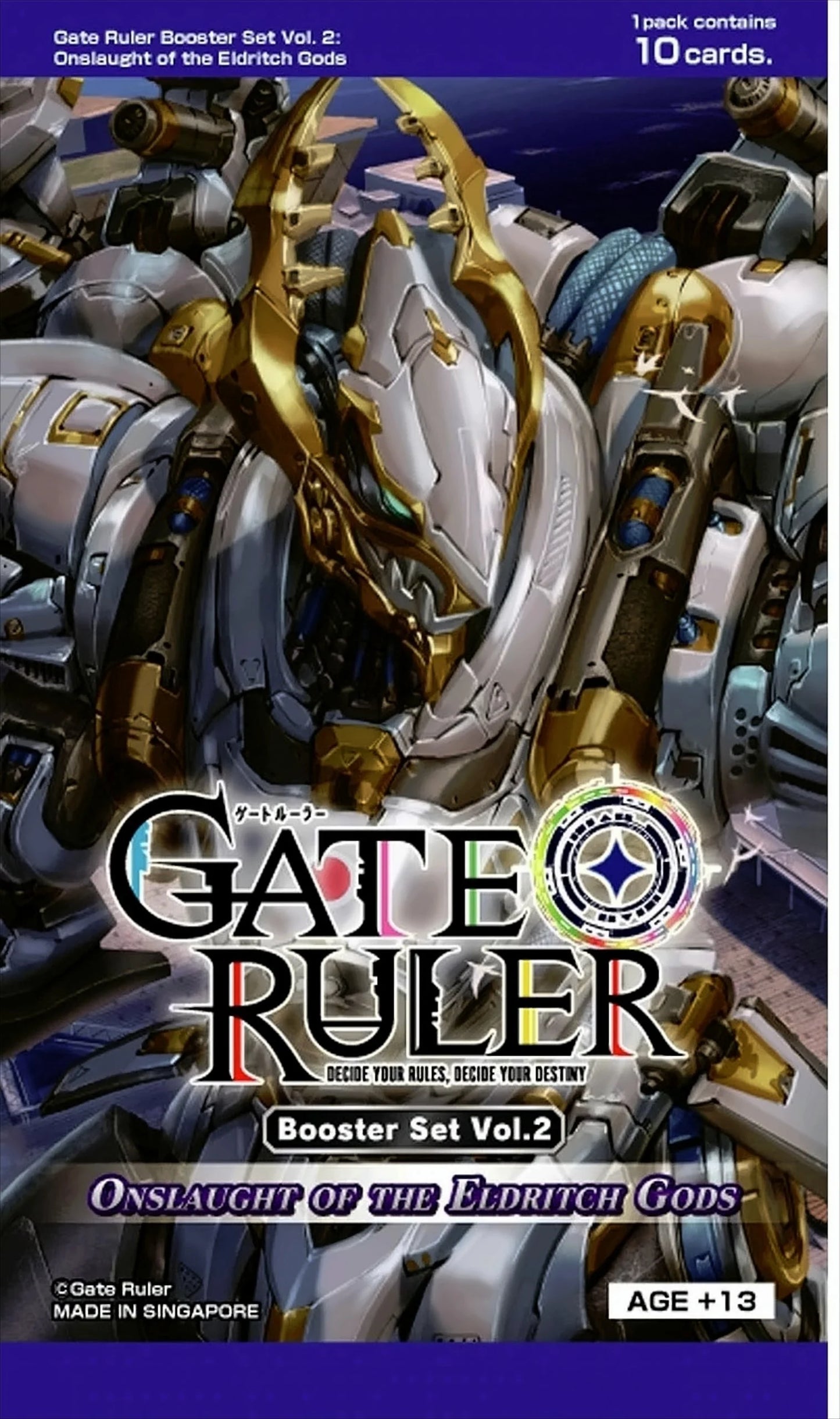 Gate Ruler (GR) - Booster Set Vol.2: Onslaught of the Eldritch Gods - Booster Display (36 Booster Packs) - EN