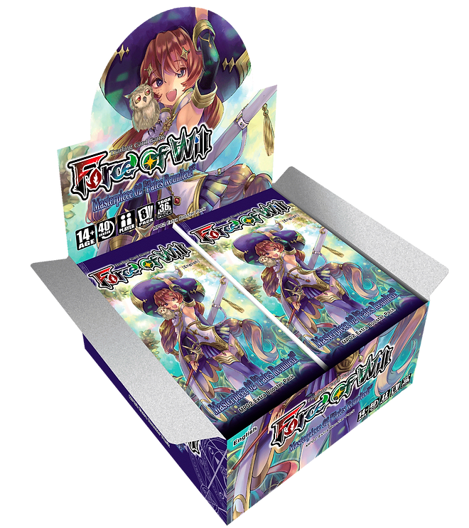 Force of Will (FOW) - Masterpiece "Fates Reunited!" - Masterpiece-Zyklus: Set 2 [MP02] - Booster Display (36 Booster Packs) - EN