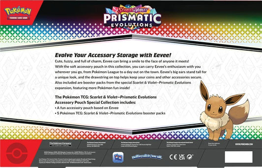 Pokémon (PKM) - Karmesin und Purpur 8.5 - Prismatische Entwicklungen / Prismatic Evolutions - Zubehör-Beutel Spezial-Kollektion / Accessory Pouch Special Collection - DE