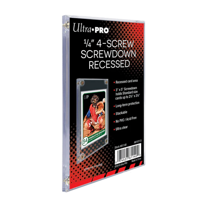 Ultra Pro (UP) - 1/4" 4-Screw Screwdown Recessed Holder