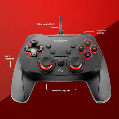 SNAKEBYTE - Nintendo Switch - Controller / Game:Pad S - schwarz