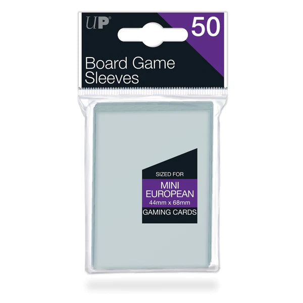 Ultra Pro (UP) - Mini European Board Game Sleeves (50ct) für 44 mm x 68 mm Karten