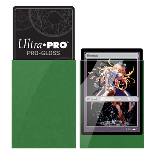 Ultra Pro (UP) - PRO-Gloss Small Deck Protector Sleeves (60ct) - Green