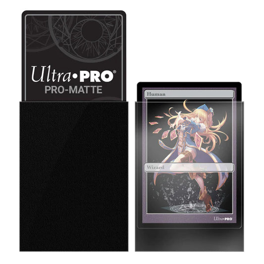 Ultra Pro (UP) - PRO-Matte Small Deck Protector Sleeves (60ct) - Black