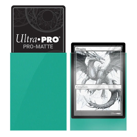 Ultra Pro (UP) - PRO-Matte Small Deck Protector Sleeves (60ct) - Aqua