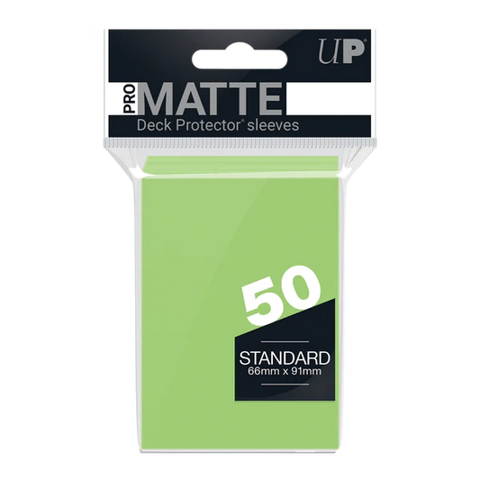 Ultra Pro (UP) - PRO-Matte Standard Deck Protector Sleeves (50ct) - Lime Green