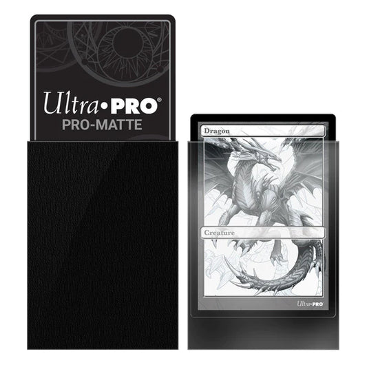 Ultra Pro (UP) - PRO-Matte Standard Deck Protector Sleeves (100ct) - Black