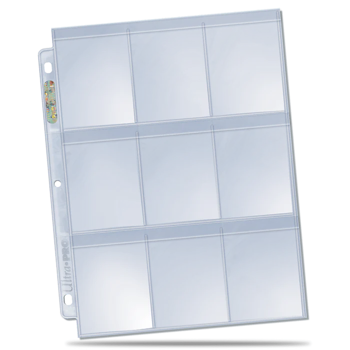 Ultra Pro (UP) - Premium Series 9-Pocket Secure Pages (100 Stück) für Karten in Standardgröße