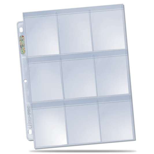 Ultra Pro (UP) - Premium Series 9-Pocket Secure Pages (100 Stück) für Karten in Standardgröße
