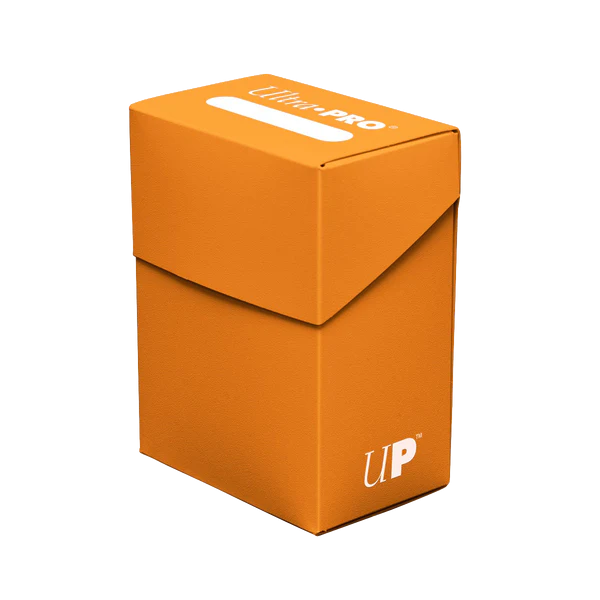 Ultra Pro (UP) - Solid Color Deck Box - Pumpkin Orange
