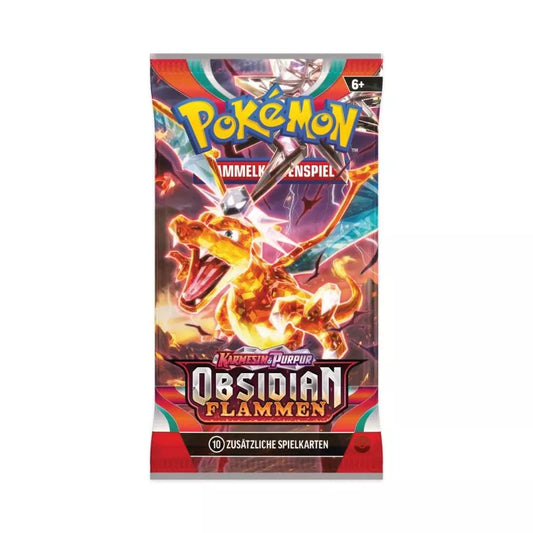 BOXBREAK - Pokémon (PKM) - Karmesin & Purpur 3 - Obsidian Flammen - Booster - DE