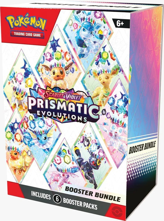 Pokémon (PKM) - Karmesin und Purpur 8.5 - Prismatische Entwicklungen / Prismatic Evolutions - Booster Bundle - DE
