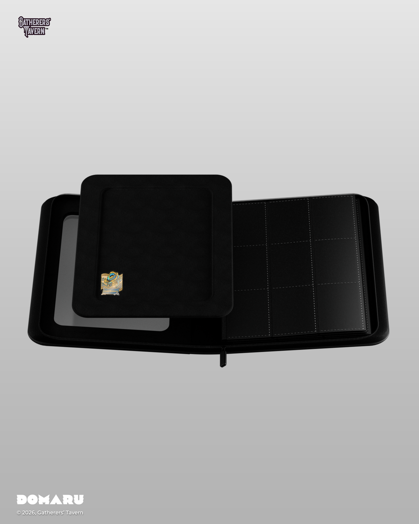 Gatherers' Tavern - DOMARU 9-Pocket DECO PIN BINDER: Sacred Beasts: Azure Sovereign