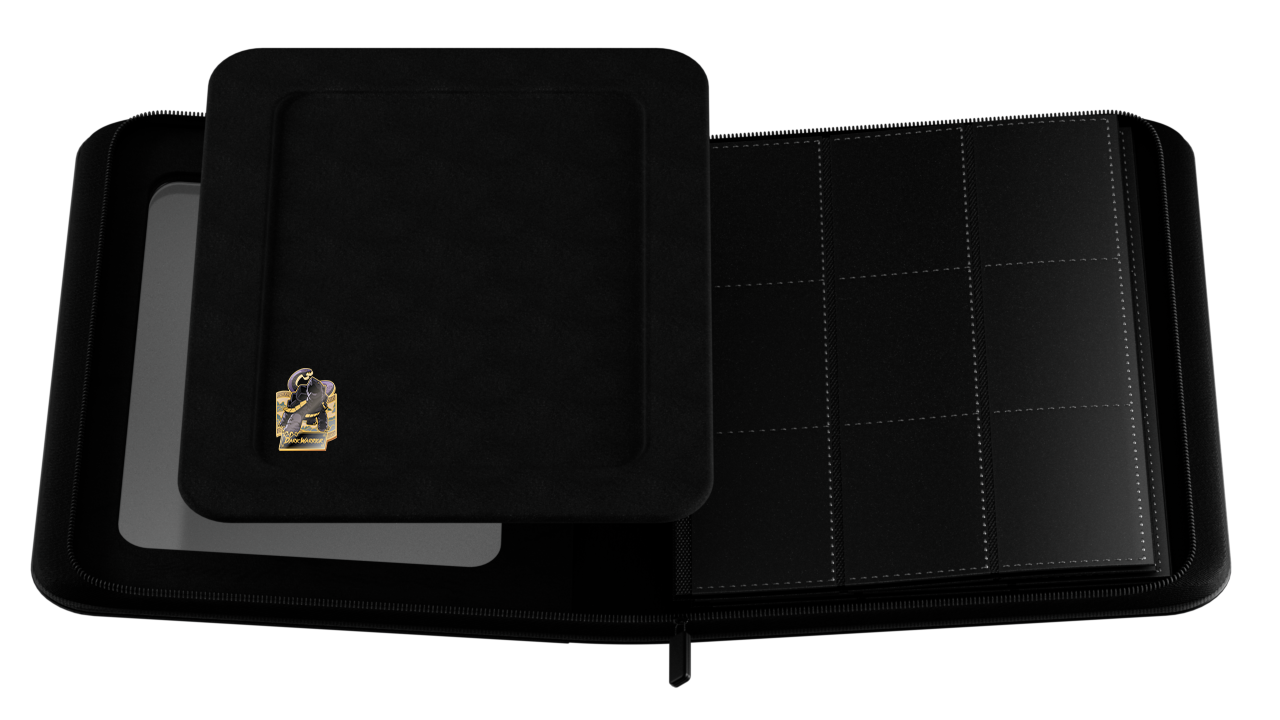 Gatherers' Tavern - DOMARU 9-Pocket DECO PIN BINDER: Sacred Beasts: Dark Warrior