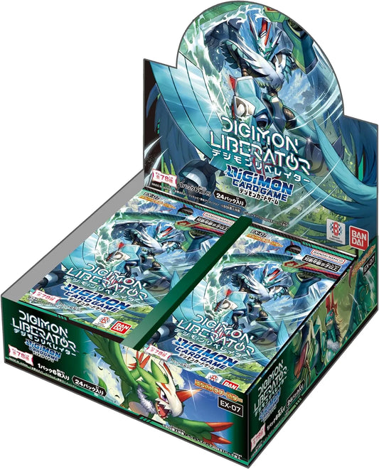 Digimon Card Game (DCG) - Digimon Liberator [EX07] - Booster Display (24 Booster Packs) - EN